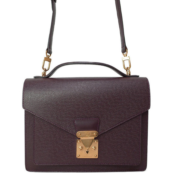Louis Vuitton Taiga Monceau Bag - Picture 1 of 8